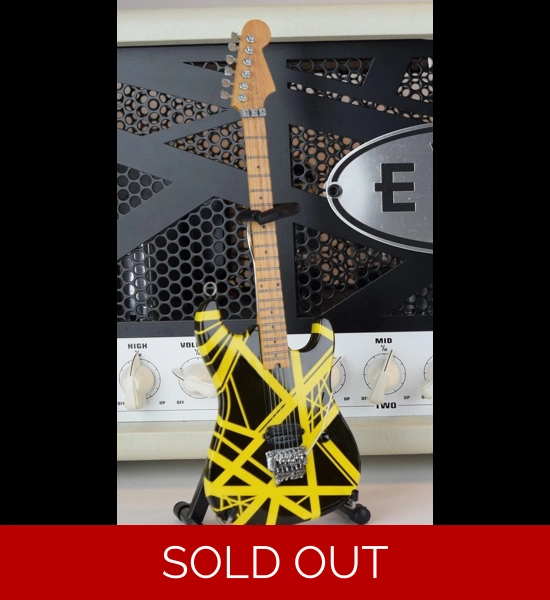 Axe Heaven E.V.H. Bumble Bee Guitar Miniature